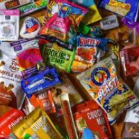 A table full of different types of snacks.