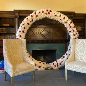 Round floral archway package