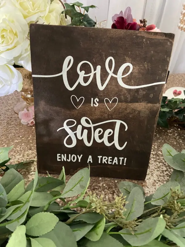 Dessert Table Sign