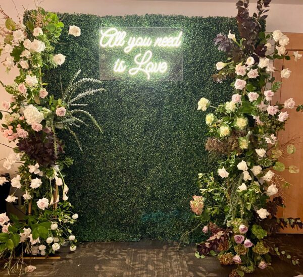 photo booth Backdrop Package by Designer Weddings