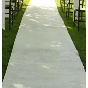 Burlap Aisle runner