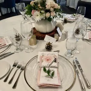 Guest Table Package by Designer Weddings