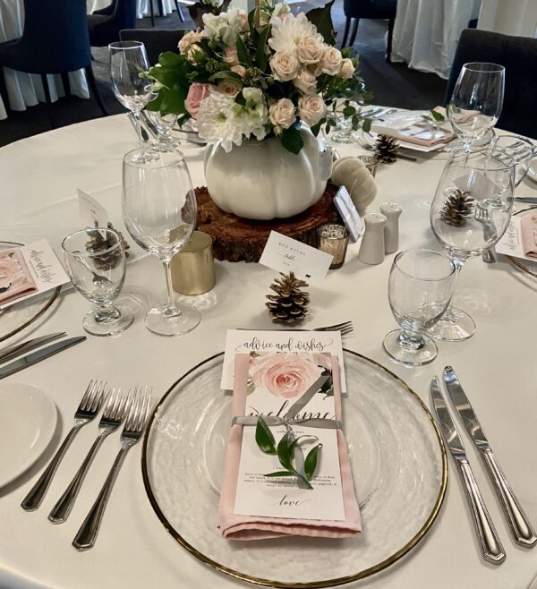 Guest Table Package by Designer Weddings