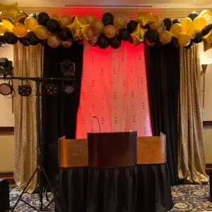 Ballon Backdrop by Designer Weddings