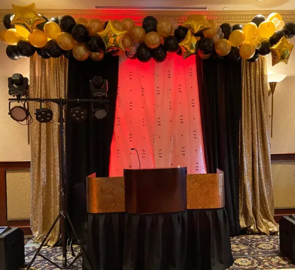 Ballon Backdrop by Designer Weddings