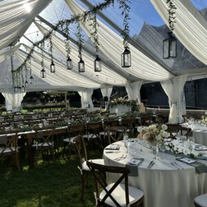 tent ceiling drape