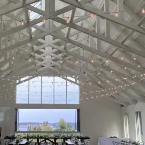 Twinkle light ceiling package by Designer Weddings