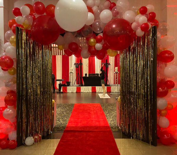 Balloon Grand Entrances by Designer Weddings