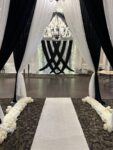 White Plush Carpet aisle runner