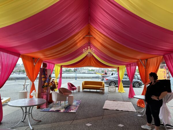 full tent drape