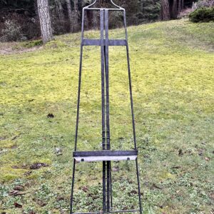 metal easel pewter