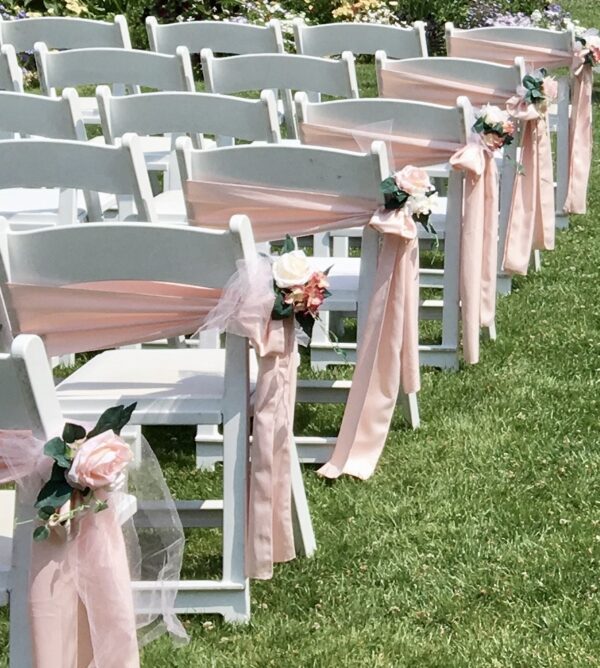 Chair Sash Aisle Decor