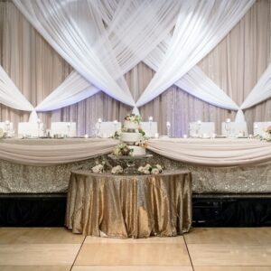 voile backdrop package