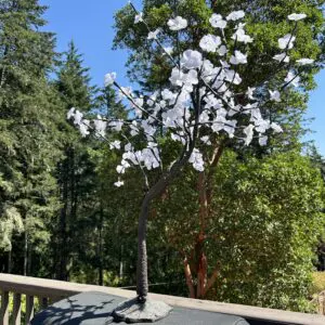 flowered trees