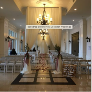 Fabric Archway by Designer Weddings