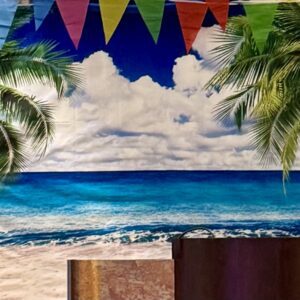 Beach photo backdrop