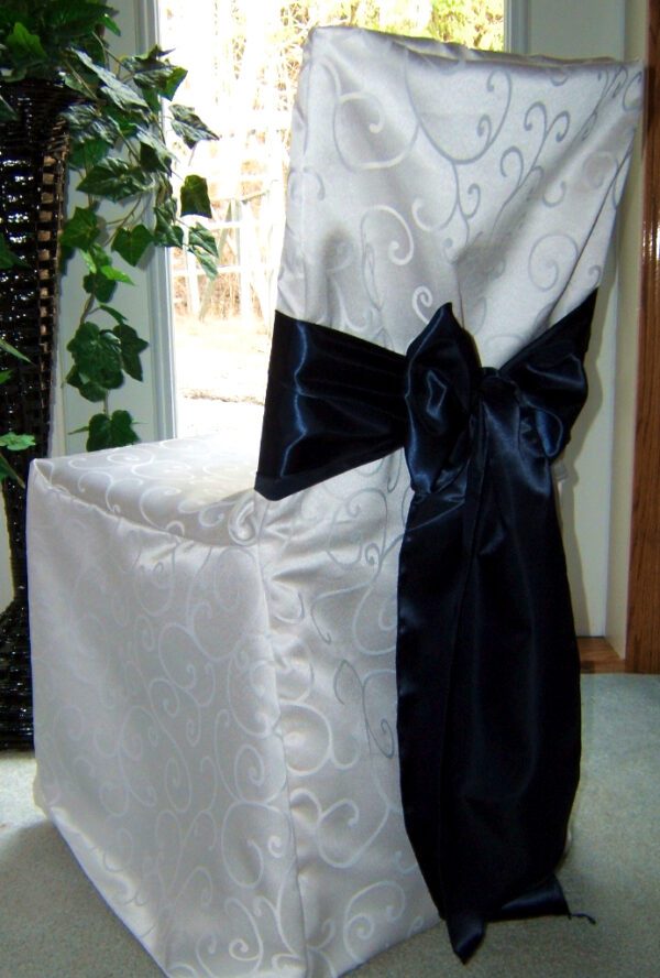 Damask chair cover